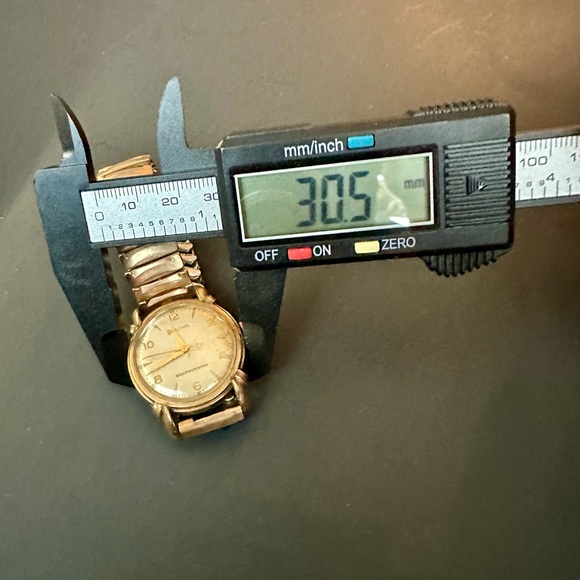 Vintage Bulova Clipper Watch Men Gold Plat Watertite 1954 Stretch Band Automatic - Picture 8 of 8